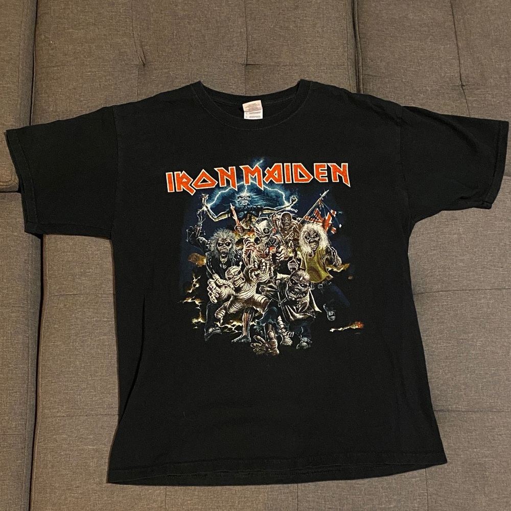 Vintage Iron Maiden Best of the Beast Graphic T-Shirt Men’s Large Metal 2003 - Picture 1 of 16